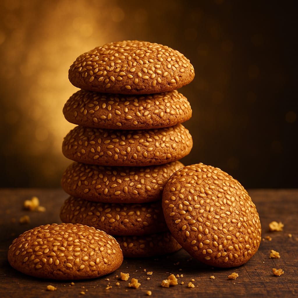 Crispy & Sweets Anarsa - Traditional Indian Mithai